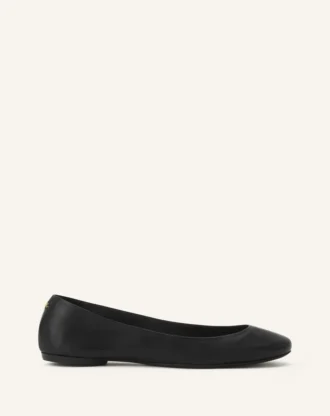 Ballerina Flat i läder