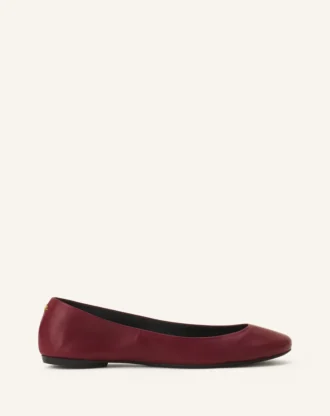 Ballerina Flat i läder