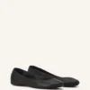 Ballerina Flat i läder Ballerina Flat i läder