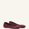 Ballerina Flat i läder Ballerina Flat i läder