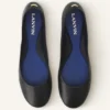 Ballerina Flat i läder Ballerina Flat i läder