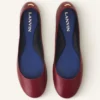 Ballerina Flat i läder Ballerina Flat i läder