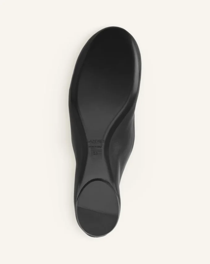 Ballerina Flat i läder Ballerina Flat i läder