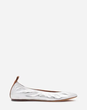 Ballerina Flat i metallicläder