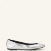 Ballerina Flat i metallicläder Ballerina Flat i metallicläder