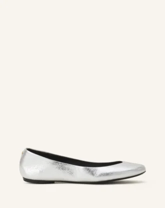 Ballerina Flat i metallicläder