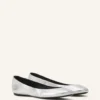 Ballerina Flat i metallicläder Ballerina Flat i metallicläder