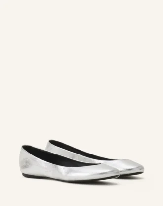 Ballerina Flat i metallicläder