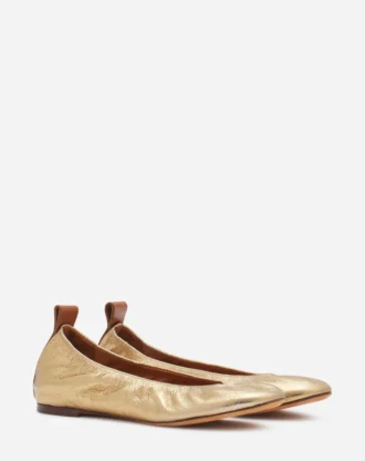 Ballerina Flat i metallicläder