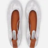 Ballerina Flat i metallicläder Ballerina Flat i metallicläder