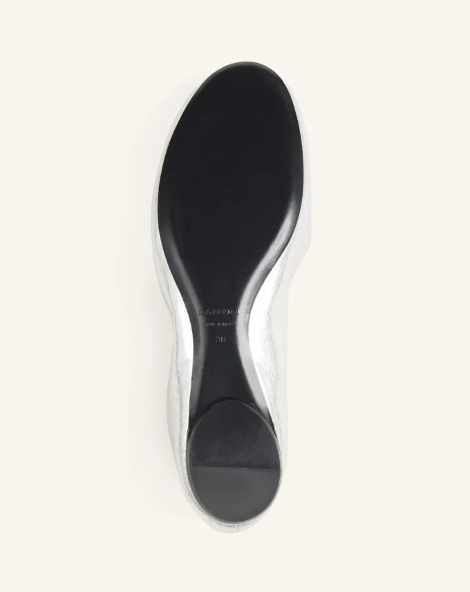 Ballerina Flat i metallicläder Ballerina Flat i metallicläder