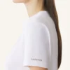 Bomullst-shirt med banddetalj