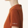 Bomullst-shirt med banddetalj