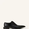 Brogue Oxford-sko i glänsande läder