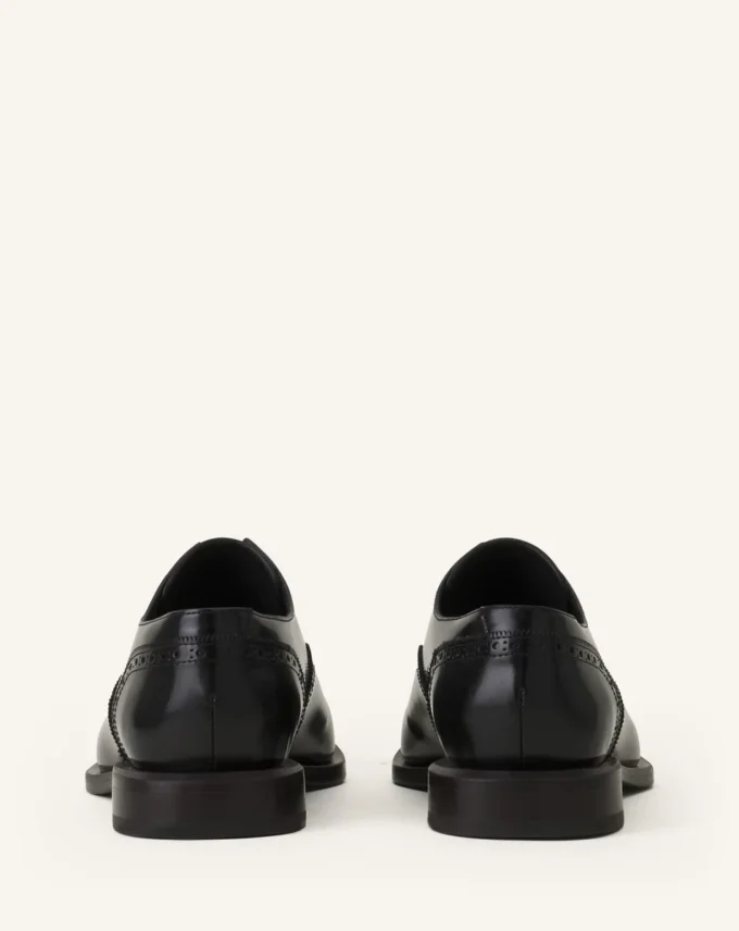 Brogue Oxford-sko i glänsande läder