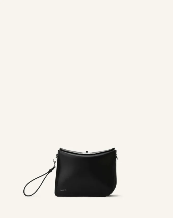 Compagnon Asymmetrisk läderclutch