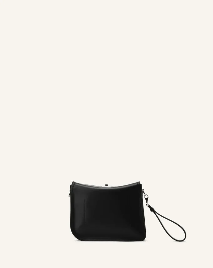 Compagnon Asymmetrisk läderclutch