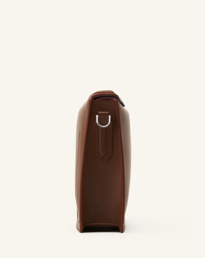 Compagnon Asymmetrisk läderclutch