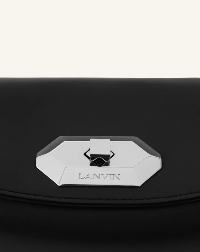 Compagnon Asymmetrisk läderclutch