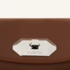 Compagnon Asymmetrisk läderclutch
