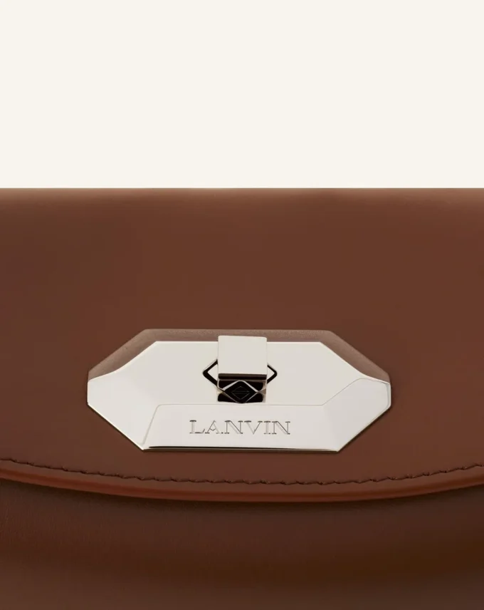 Compagnon Asymmetrisk läderclutch