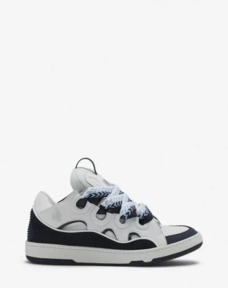 Curb lädersneakers