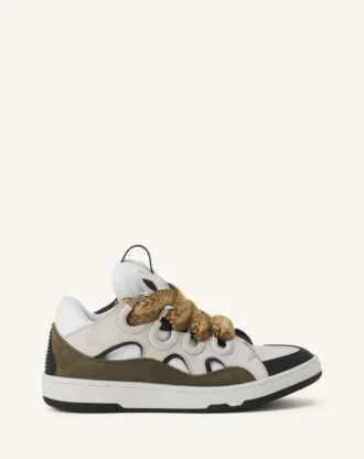 Curb lädersneakers