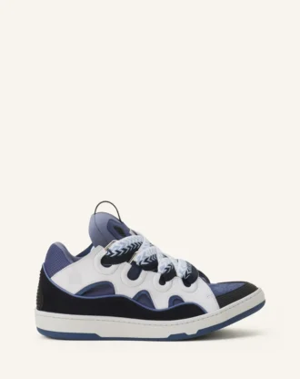 Curb lädersneakers