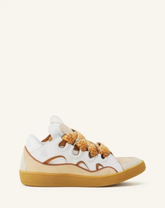 Curb lädersneakers