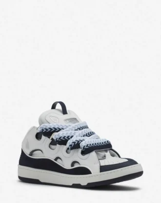 Curb lädersneakers
