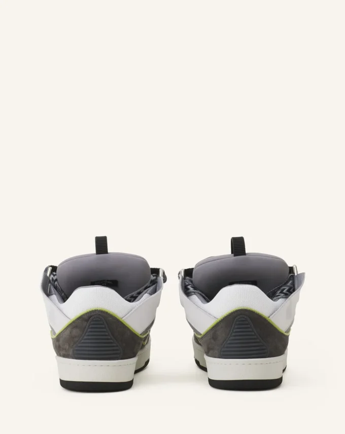 Curb lädersneakers