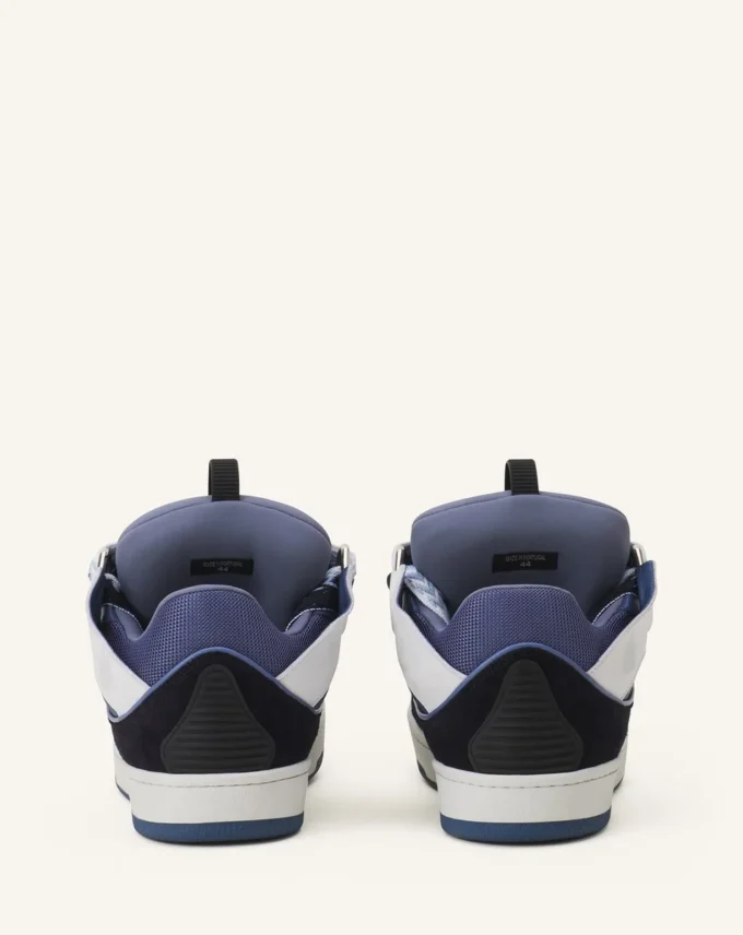 Curb lädersneakers