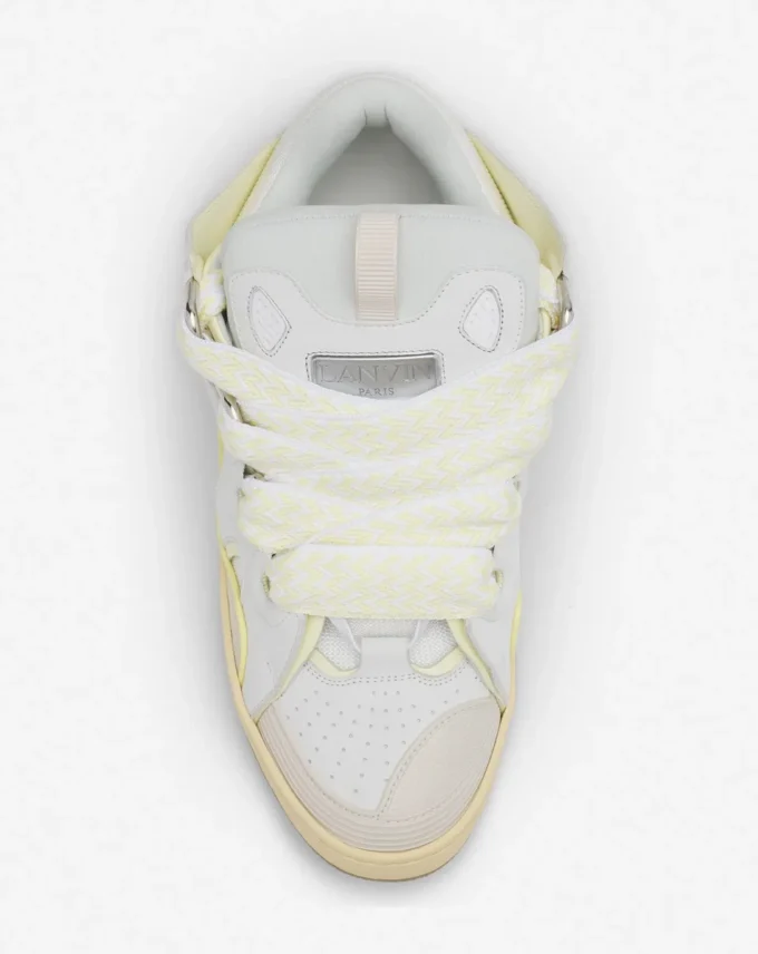 Curb lädersneakers