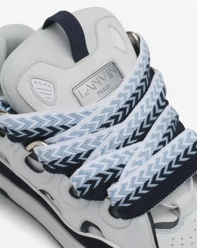 Curb lädersneakers