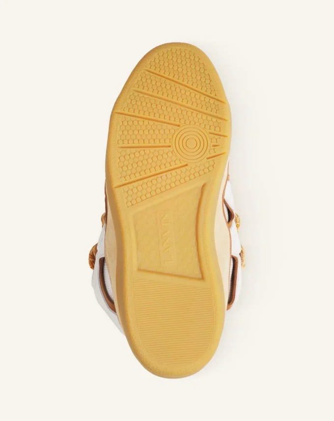 Curb lädersneakers