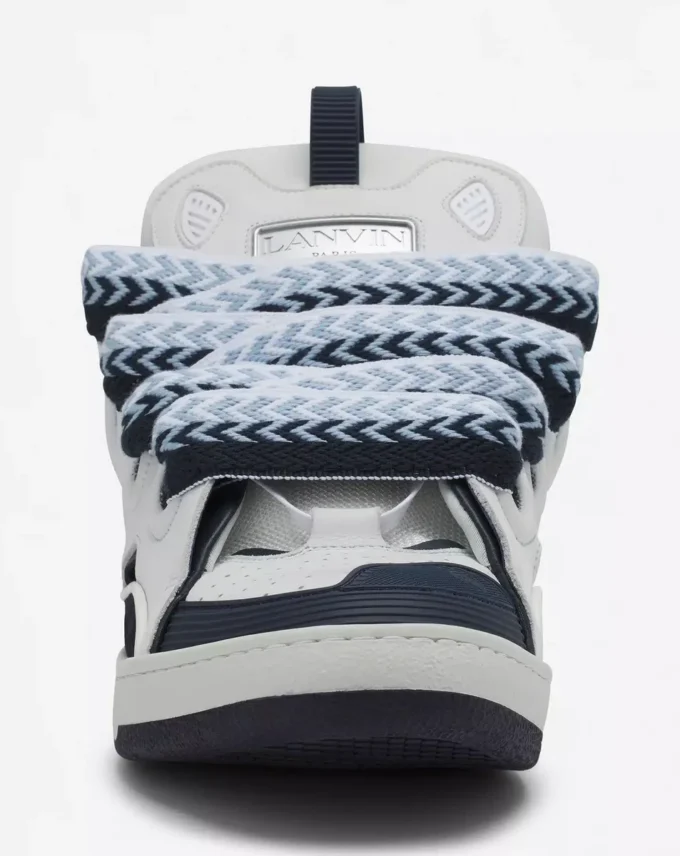 Curb lädersneakers