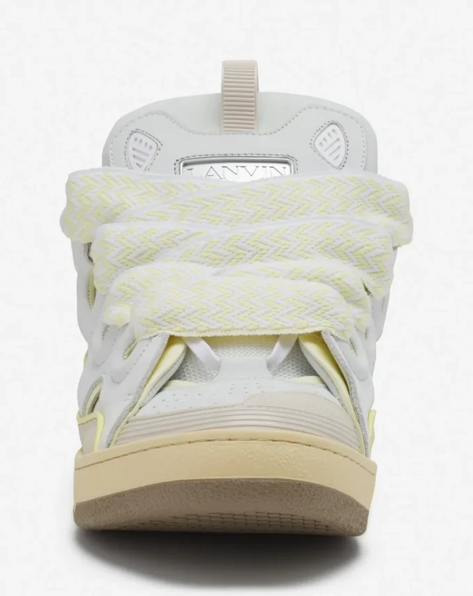 Curb lädersneakers