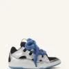 Curb Metallic Leather Sneakers med mesh-skosnören Curb Metallic Leather Sneakers med mesh-skosnören