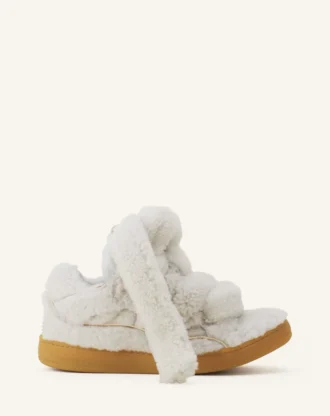 Curb Sneakers i fårskinn
