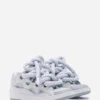 Curb Sneakers i läder med ormskinnssnören Curb Sneakers i läder med ormskinnssnören