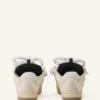 Curb Sneakers i läder med ormskinnssnören Curb Sneakers i läder med ormskinnssnören