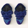 Curb Sneakers i läder med ormskinnssnören Curb Sneakers i läder med ormskinnssnören