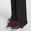 Curb Sneakers i läder med ormskinnssnören Curb Sneakers i läder med ormskinnssnören