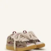Curb Suede Sneakers med mesh-skosnören Curb Suede Sneakers med mesh-skosnören