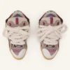 Curb Suede Sneakers med mesh-skosnören Curb Suede Sneakers med mesh-skosnören