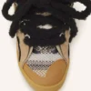 Curb Suede Sneakers med mesh-skosnören Curb Suede Sneakers med mesh-skosnören