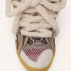 Curb Suede Sneakers med mesh-skosnören Curb Suede Sneakers med mesh-skosnören