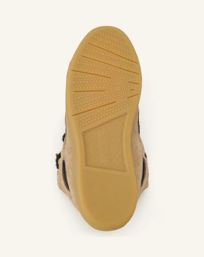 Curb Suede Sneakers med mesh-skosnören Curb Suede Sneakers med mesh-skosnören
