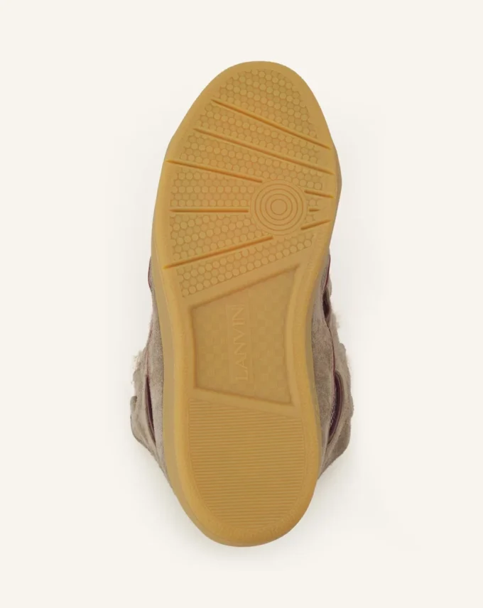 Curb Suede Sneakers med mesh-skosnören Curb Suede Sneakers med mesh-skosnören