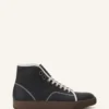 Dbb1 höga lädersneakers